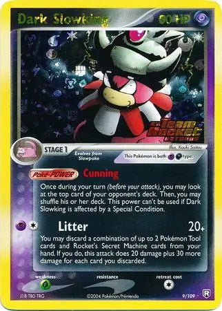 Team Rocket Returns Dark Slowking #9/109 reverse holo